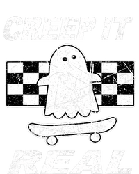 Retro Creep It Real Shirts Ghost Halloween Insulated Varsity Jacket