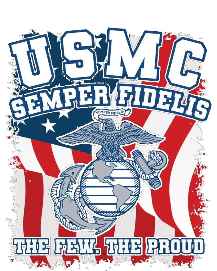 Marine Corps Semper Fidelis The Few The Proud Lucky Ride T-Shirt