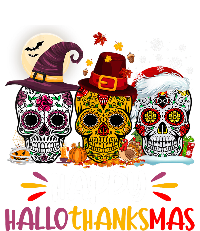 Sugar Skull Hallothankmas Halloween Thanksgiving Christmas Magnet