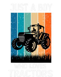 Just A Boy Who Loves Tractors Farm Lifestyle Boy Hoodie