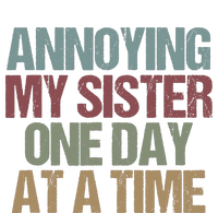 Annoying My Sister One Day At A Time Funny Colored Sibling Cooling Performance Long Sleeve Crew