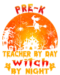 PreK Teacher By Day Witch By Night Costume Halloween Funny Gift T-Shirt