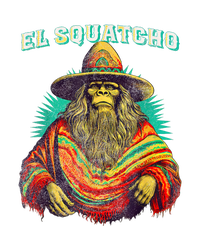 El Squatcho Poncho – Western Bigfoot Funny Sasquatch Gift Long Sleeve Shirt