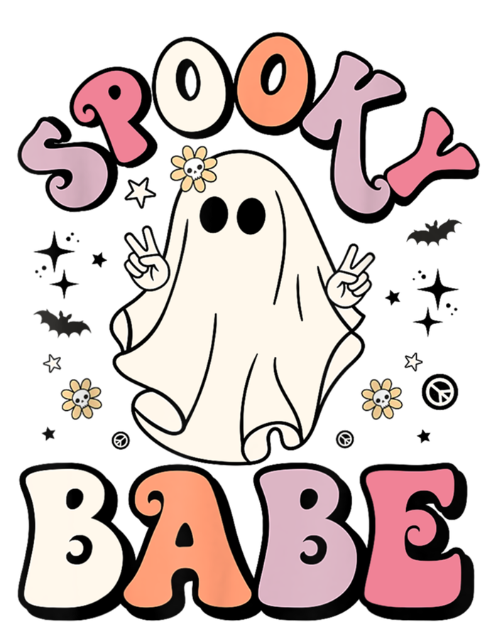 Retro Groovy Ghost Boo Stay Spooky Babe Halloween Costume Gift Premium T-Shirt