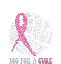 Dig For A Cure Breast Cancer Awareness Volleyball Pink Out Kids Hoodie