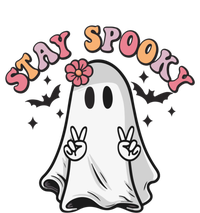 Retro Hippie Halloween Cute Ghost Stay Spooky Gift Tie Dye Hoodie