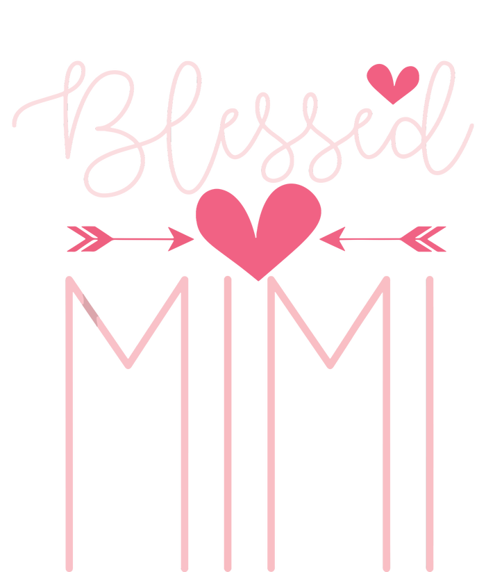 Blessed Mimi Mothers Day Grandparents Day Mimi Flat Bill Trucker Hat