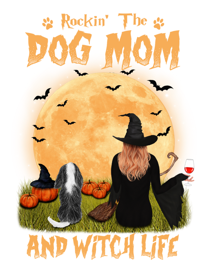 Rocking The Dog Mom And Witch Life Cavalier Halloween Gift Tote Bag