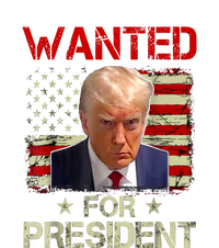 Vintage Retro Wanted Donald Trump For President 2024 USA Flag Gift Tall Sweatshirt