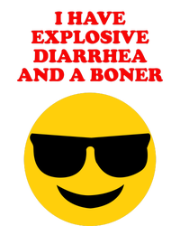 I Have Explosive Diarrhea And A Boner Women's Knotted Racerback Tank