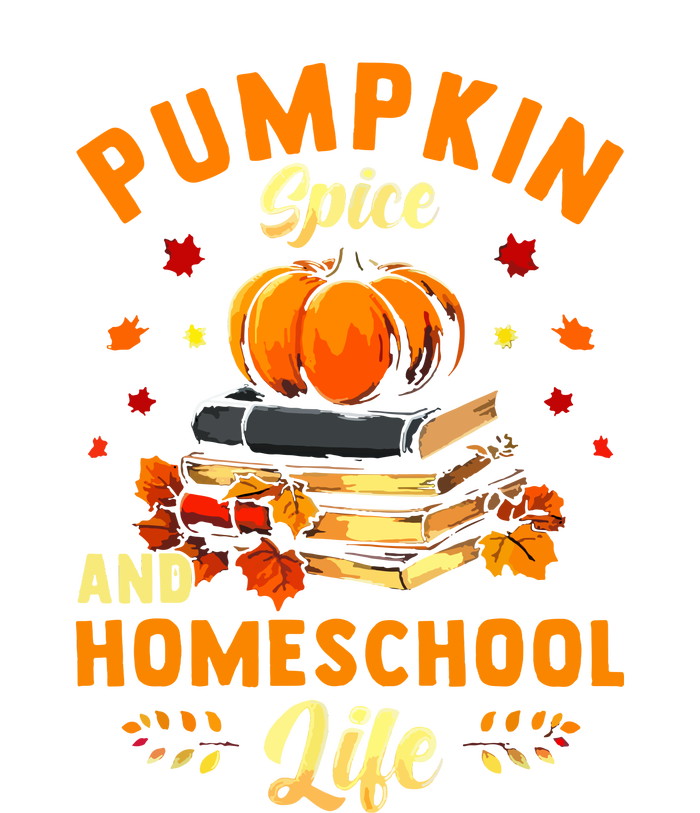 Pumpkin Spice And Homeschool Life Gift For Thankgiving Day Ladies Essential Flowy Tank