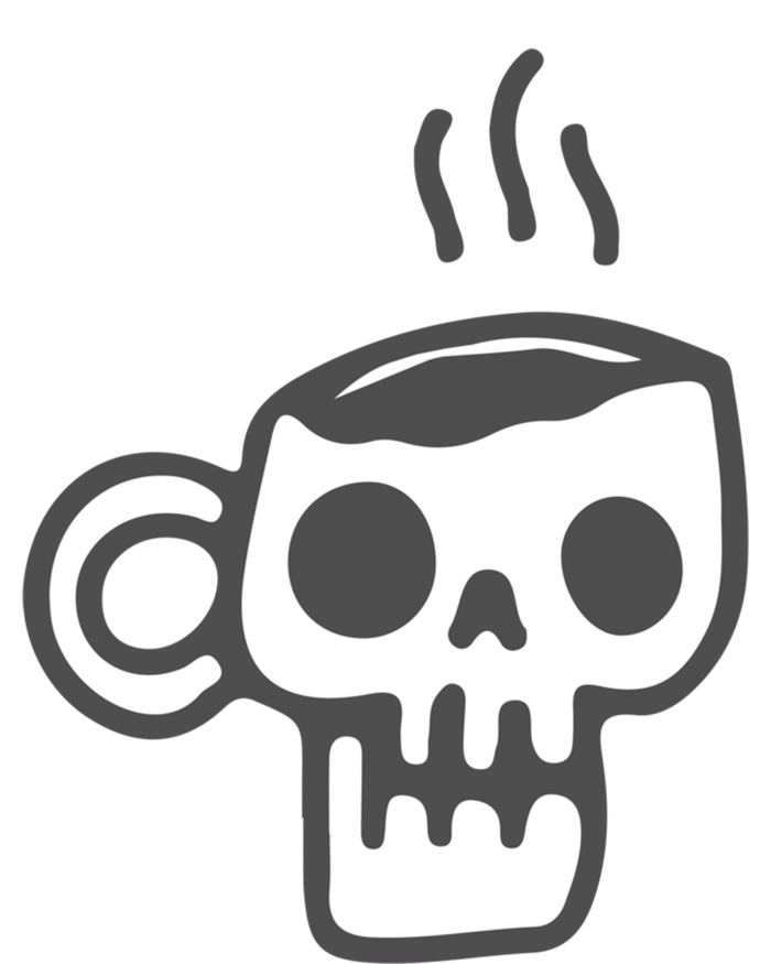 Skeleton Coffee Cup Halloween Skull Mug Gift T-Shirt