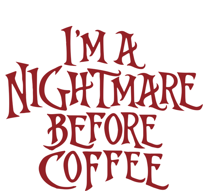 I’m A Nightmare Before Coffee Kids Sweatshirt