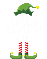 Coffee Drinking Elf Matching Family Group Christmas Party Kids Tie-Dye T-Shirt