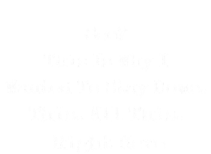 See This Is Why I Wanted To Stay Home This All This Right Here T-Shirt