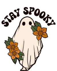 Stay Spooky Floral Ghost Funny Halloween Spooky Season Boo Funny Gift T-Shirt