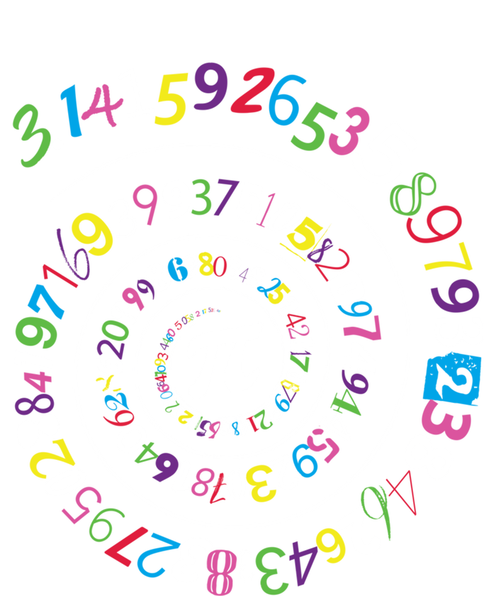 Pi Day Spiral Pi Color Numbers Teacher Student Magnet