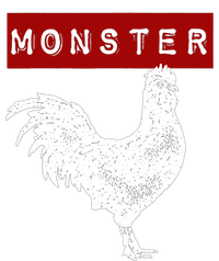 Monster Cock Big Dick Energy Funny Chicken Gift T-Shirt