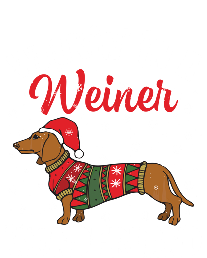 Walking In A Wiener Wonderland Funny Dachshund Christmas T-Shirt