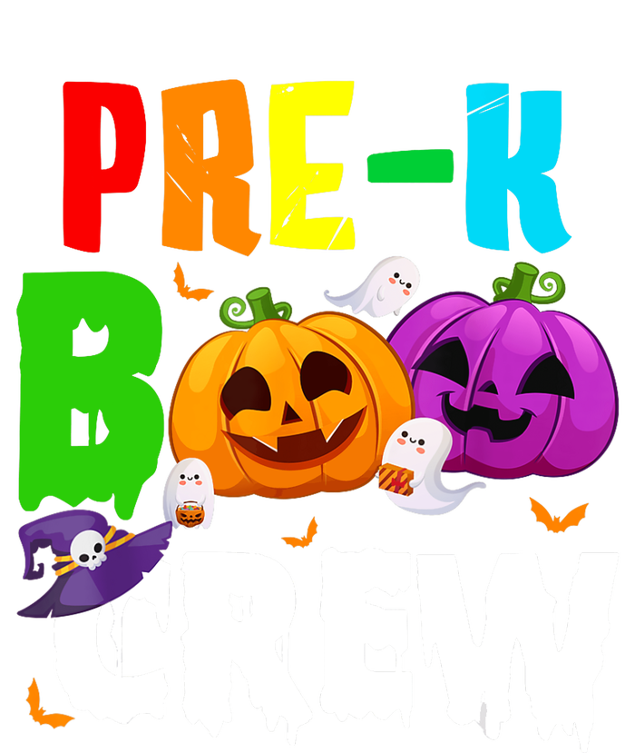 Pre K Boo Crew Funny Halloween Costume Teachers Sustainable Bucket Hat