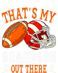 Thats My Grandson Out There Funny Football Grandma Womens California Wash Sweatshirt