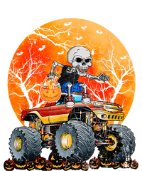 Skeleton Monster Truck Moon Candy Halloween Toddler Long Sleeve Shirt