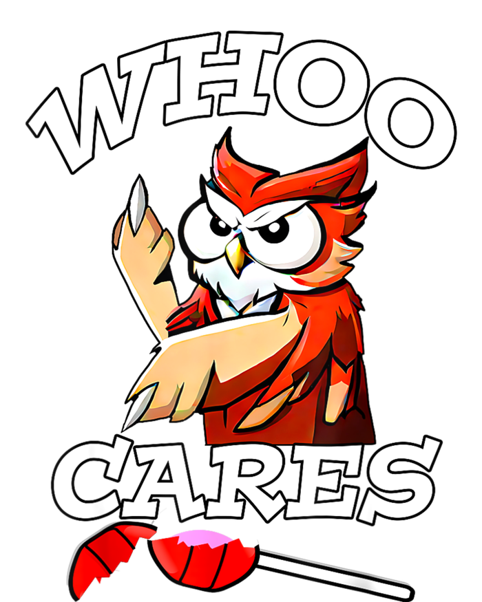 Whoo Cares Funny Owl By Yoraytees Short Acrylic Beanie