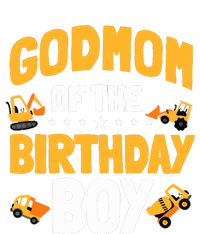 Godmom Of The Birthday Boy Construction Worker Bday Party Toddler T-Shirt