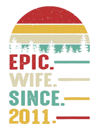 12th Wedding Anniversary For Her Epic Wife Since 2011 T-Shirt