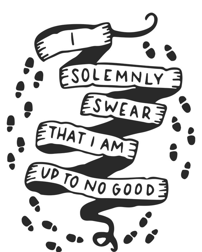 I Solemnly Swear That I Am Up To No Good Softstyle Adult Sport Polo