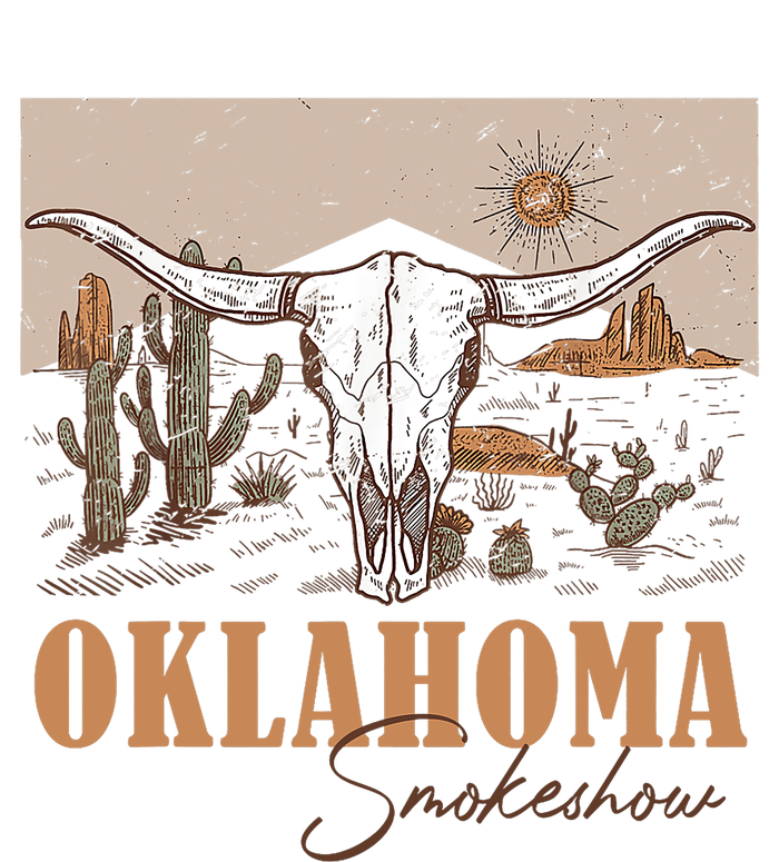 Oklahoma Smoke Show | Oklahoma Smokeshow Western Country Bella+Canvas Jersey Crop Tee