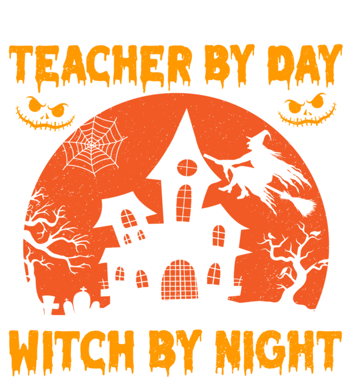 Teacher By Day Witch By Night Halloween Costume For Teachers Cool Gift Poster