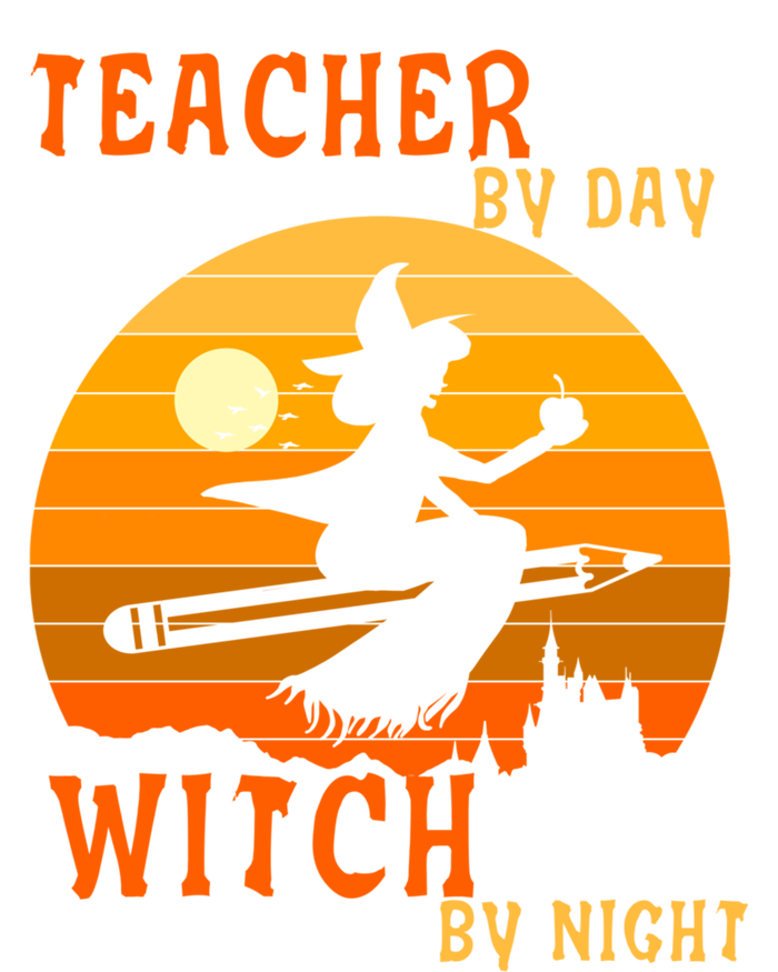 Teacher By Day Witch By Night Halloween Witch Great Gift Zip Tote Bag