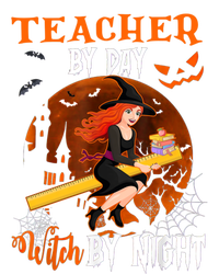 Teacher By Day Witch By Night Witch Teacher School Halloween Gift T-Shirt