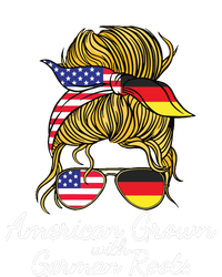 American Grown With German Roots Germany And USA Flag Cooling Performance Long Sleeve Crew