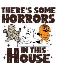 Theres Some Horrors In This House Halloween Ghost Pumpkin Gift T-Shirt