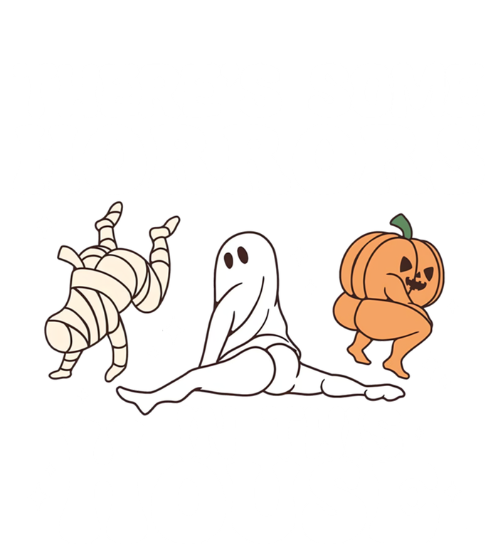 There’S Some Horrors In This House Funny Halloween Pumpkin Cute Gift Women's Tri-Blend 3/4-Sleeve Raglan Shirt