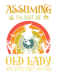 Vintage Retro Halloween Assuming Im Just An Old Lady Gift T-Shirt