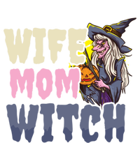 Wife Mom Witch Design Halloween Witch Gift Toddler Hoodie