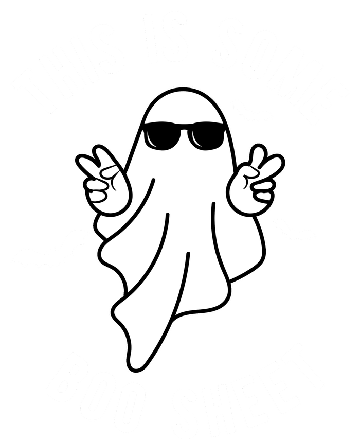 This Is Some Boo Sheet Ghost Funny Halloween Mesh Reversible Basketball Jersey Tank