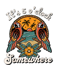 Its 5 O’clock Somewhere Parrot Summer Beach Sunset Drinking T-Shirt