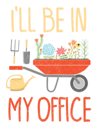 Ill Be In My Office Garden Funny Distressed Gardening Women's Racerback Tank