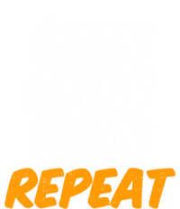 Scan Stow Scan Repeat Zip Tote Bag