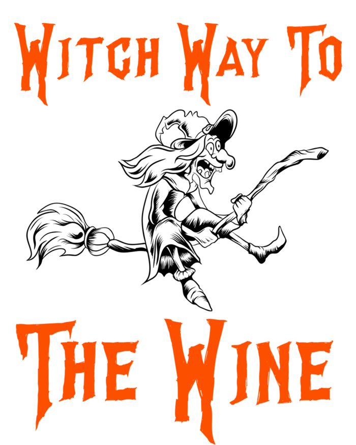 Witch Way To The Wine Fun Ing Witch Halloween Costume Gift T-Shirt