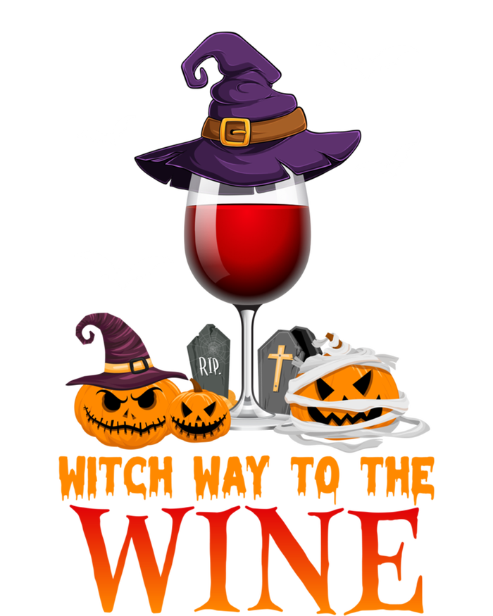 Witch Way To The Wine Funny Costume For Witch Lover Great Gift Full Zip Hoodie