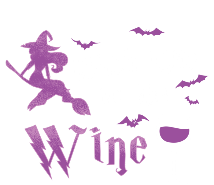 Witch Way To The Wine Funny Ing Party Halloween Graphic Gift T-Shirt