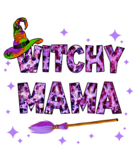 Witchy Mama Halloween Leopard Funny Witch Mom Spooky Gift T-Shirt