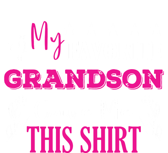 My Favorite Grandson Gave Me This Gift Grandparents T-Shirt