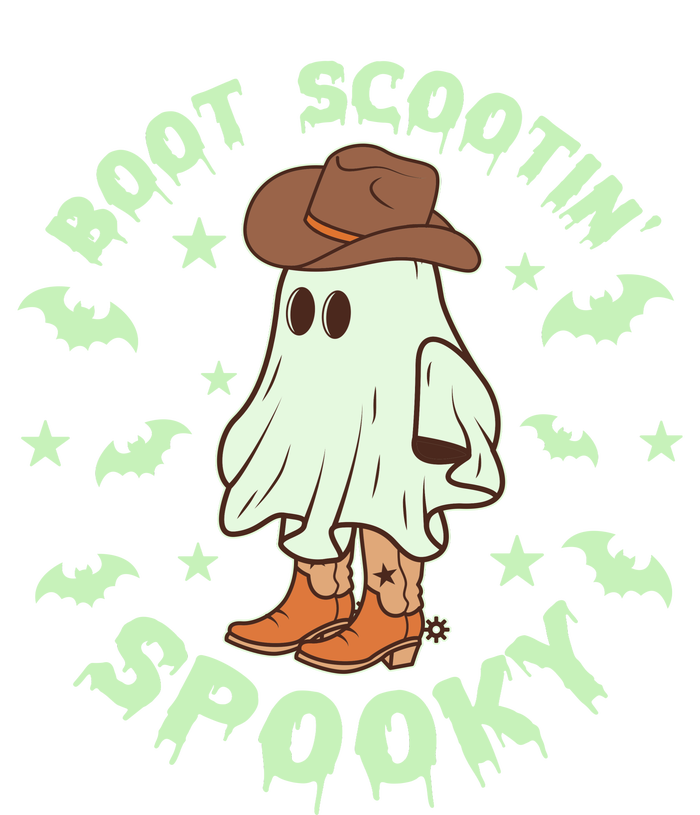 Funny Halloween Boot Scootin Spooky Cowboy Ghost Poster