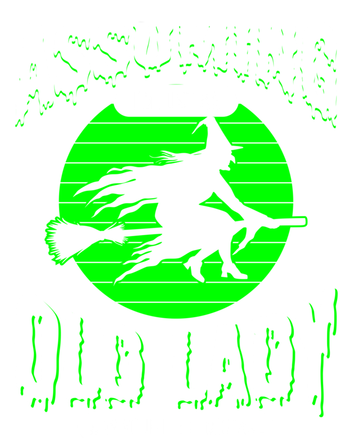 Assuming Im An Old Lady Was Your First Mistake Witch Gift T-Shirt